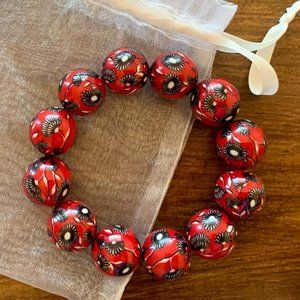 Vera Bradley Deco Daisy Bracelet